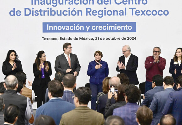 Inaugura Delfina Gómez el Centro de Distribución Regional de Coppel en Texcoco