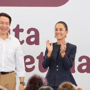 LA PRESIDENTA CLAUDIA SHEINBAUM Y DELFINA GÓMEZ PRESENTAN BECA DE EDUCACIÓN “RITA CETINA” EN PAPALOTLA