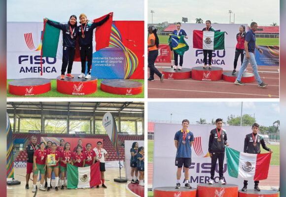 Deportistas de la UAEMéx conquistan siete medallas en los III FISU America Games 2024