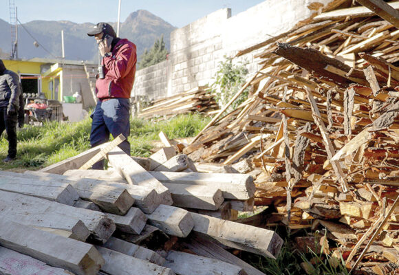 Fue asegurada madera ilegal en aserradero de Tlalpan