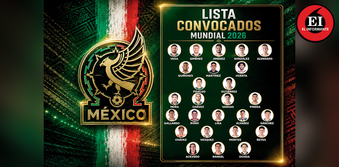 México revela su lista para el Mundial 2026 – El Informante México